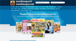Desktop Screenshot of monkiosque.fr